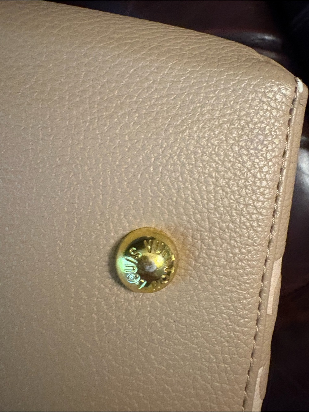 Taupe Luxury Shoulder Bag - Picture 14 of 16